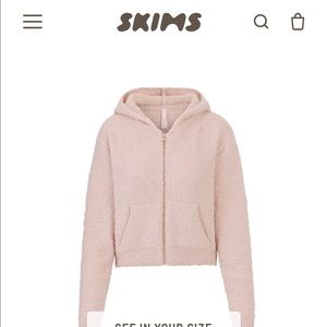 SKIMS Cozy Knit zip up! NWT